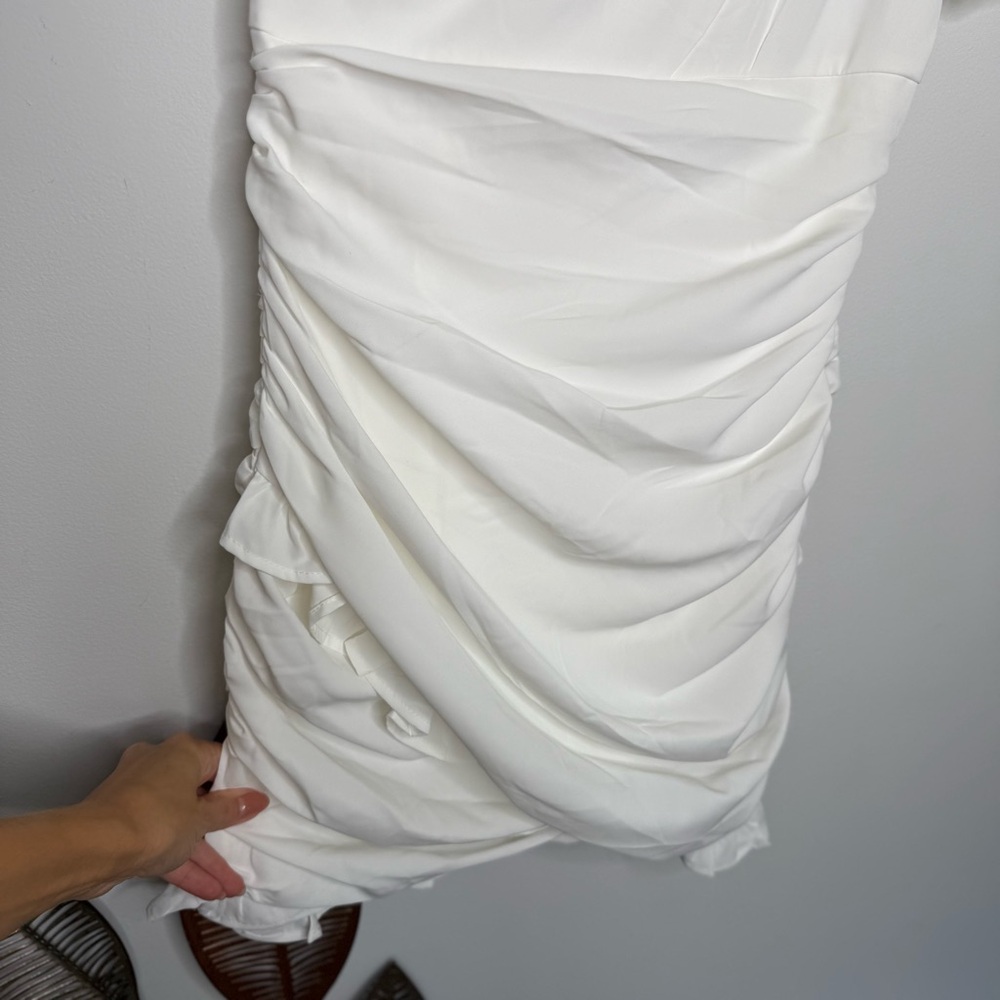 C15 Hello Molly Not Fair On Me White Dress Medium NWT - Picture 5 of 8